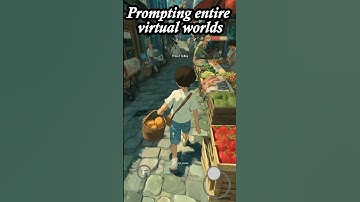 Prompting entire virtual worlds and exploring them freely?