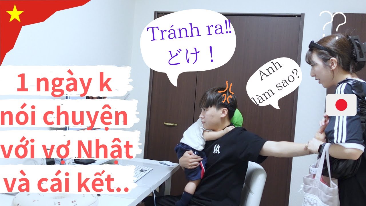 [Thử thách] 1 ngày không nói chuyện với Vợ Nhật xem phản ứng như thế nào?? Vợ Chồng Việt Nhật
