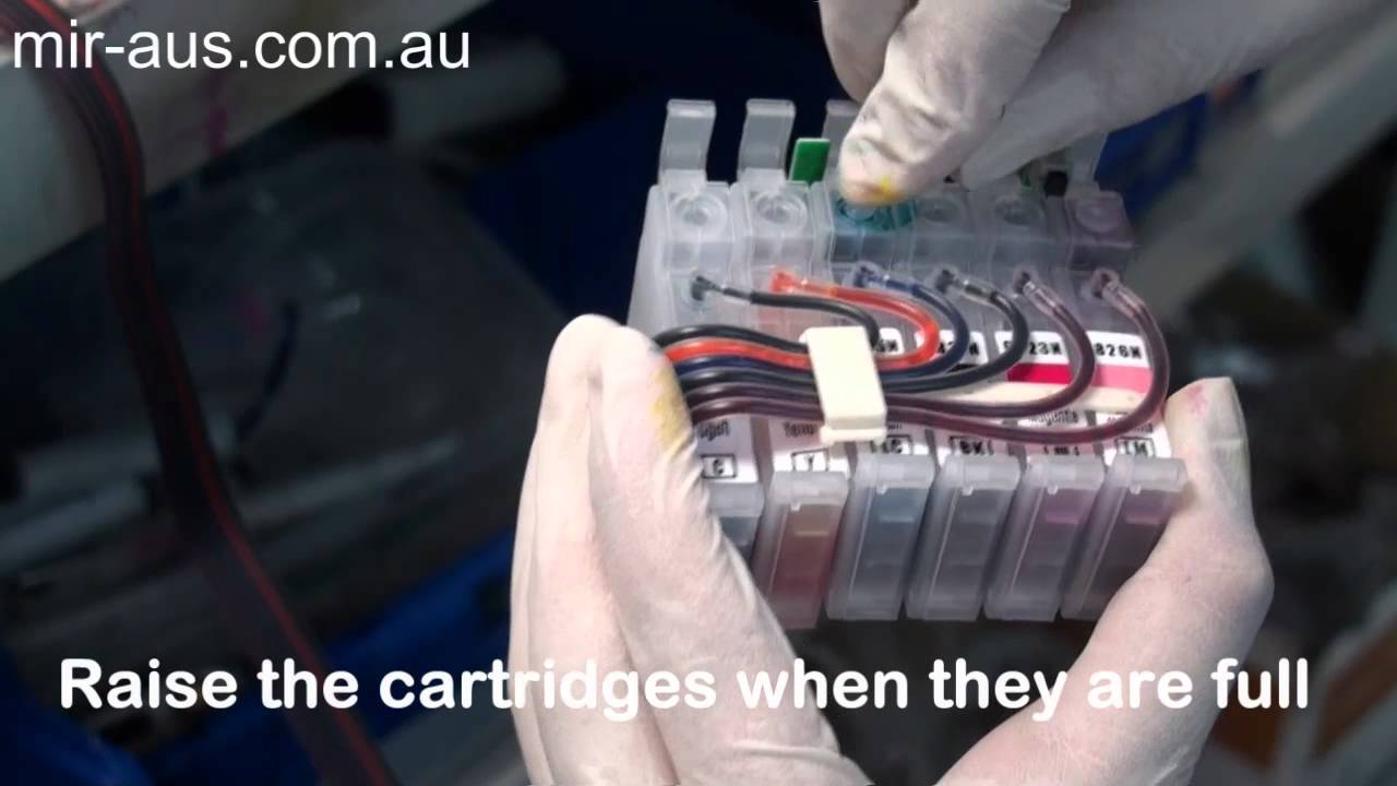 How to Prime Robust V.4 New CISS, Continuous Ink Supply System for Epson Printers