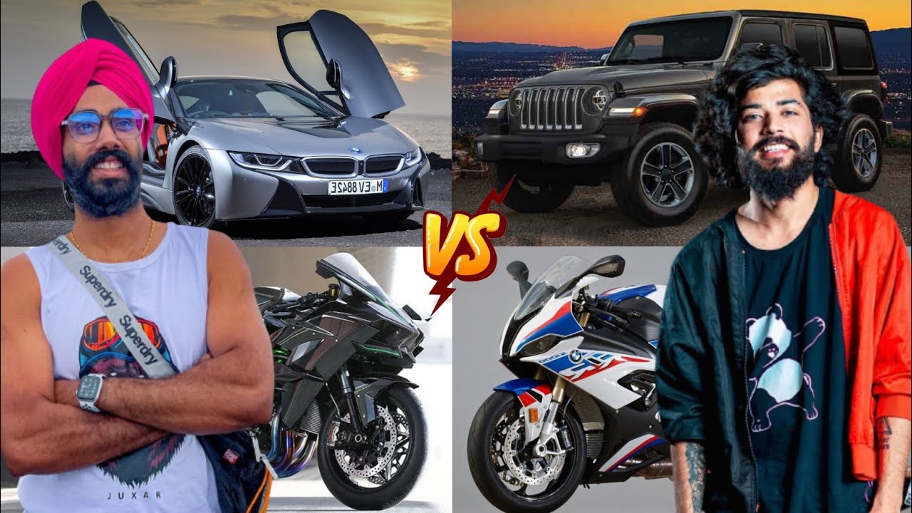 Jatt Prabhjot Vs Uk07 Rider Car And Bike Collection, Income 2022 - YouTube