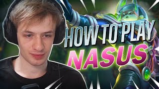 How to play Nasus  Coaching