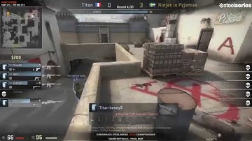 NiP vs Titan on de_dust2 @ Dreamhack Summer 2014 Quarter Finals (CS:GO NiP vs TT) Game 3