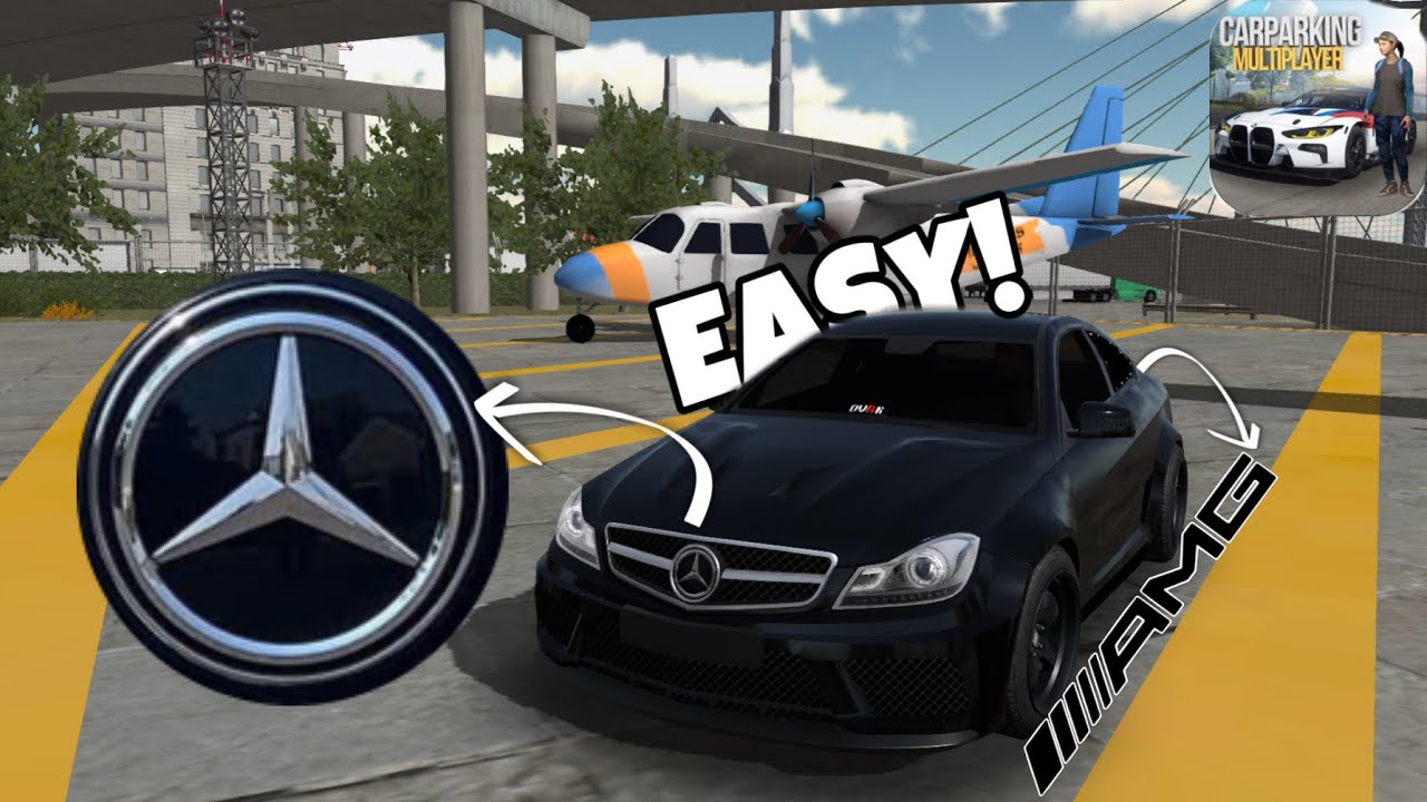 How to make REALISTIC Mercedes BADGE car parking multiplayer