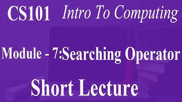 CS101 Lecture No 7 | Short Lecture By VU Mentor