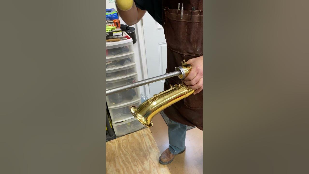 CRUSHED SAXOPHONE- Wes Lee Music Repair 