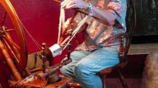 Spinning Dog Hair Part 3 - skeining.wmv