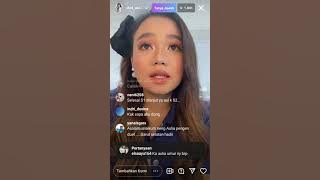 Keseruan Bareng Aulia DA Ngelive di Instagram ... 😂😘😀