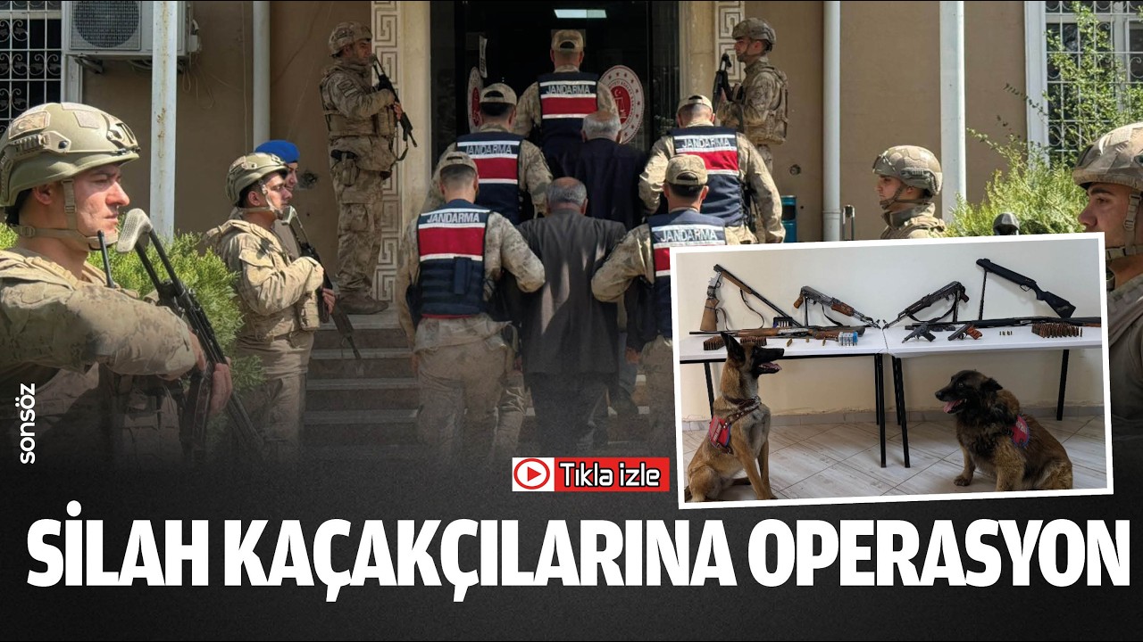 Batman&rsquo;da silah ka&ccedil;ak&ccedil;ılarına operasyon