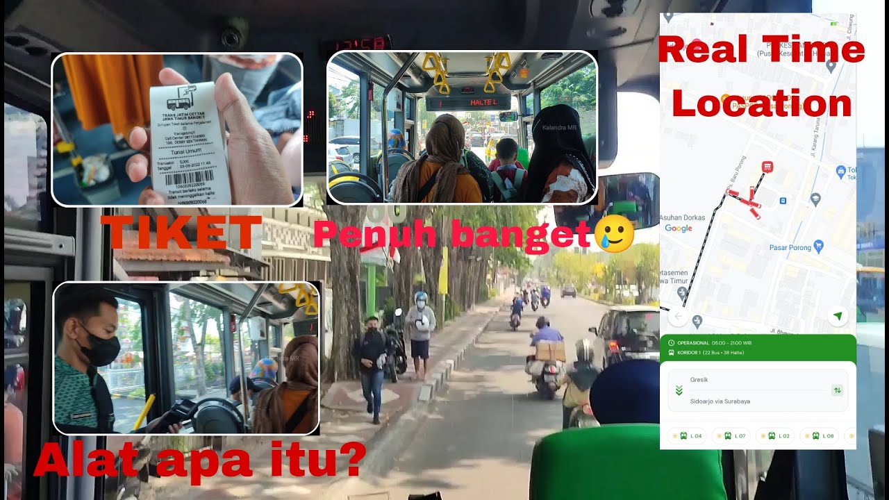 Review dan Tutorial Naik Bus Trans Jatim