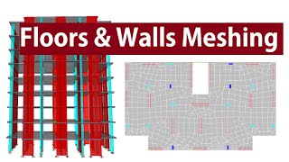 ETABS: Meshing (Arabic Tutorial) - Step 7 - Old