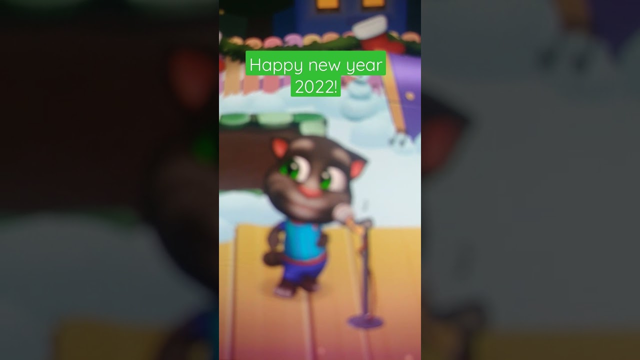 Talking Tom singing we wish you a merry christmas by crazy frog!  Talking Tom happy new year 2022!