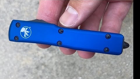 The Microtech Utx 70 CA Pocketknife: Unboxing And First Impressions