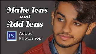 Add lens & Create Amazing Details in Eyes in photoshop || Change colour of eyes || Eyes Effects screenshot 5