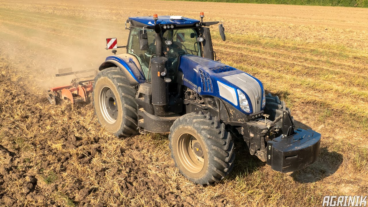 *NEW* New Holland T8.435 GENESIS Blue Power + Dissodatore Pastò Ag. Scorpione 350 | Bollettin