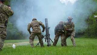 1st Battalion, 1-151 Infantry Regiment Train at Camp Atterbury