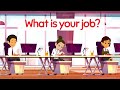 What is your job?  Talking about your Job in English