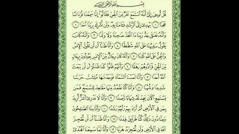 سورة الجن - بصوت الشيخ عبد الرحمن السديس