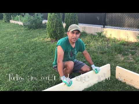 How to make raised garden box?