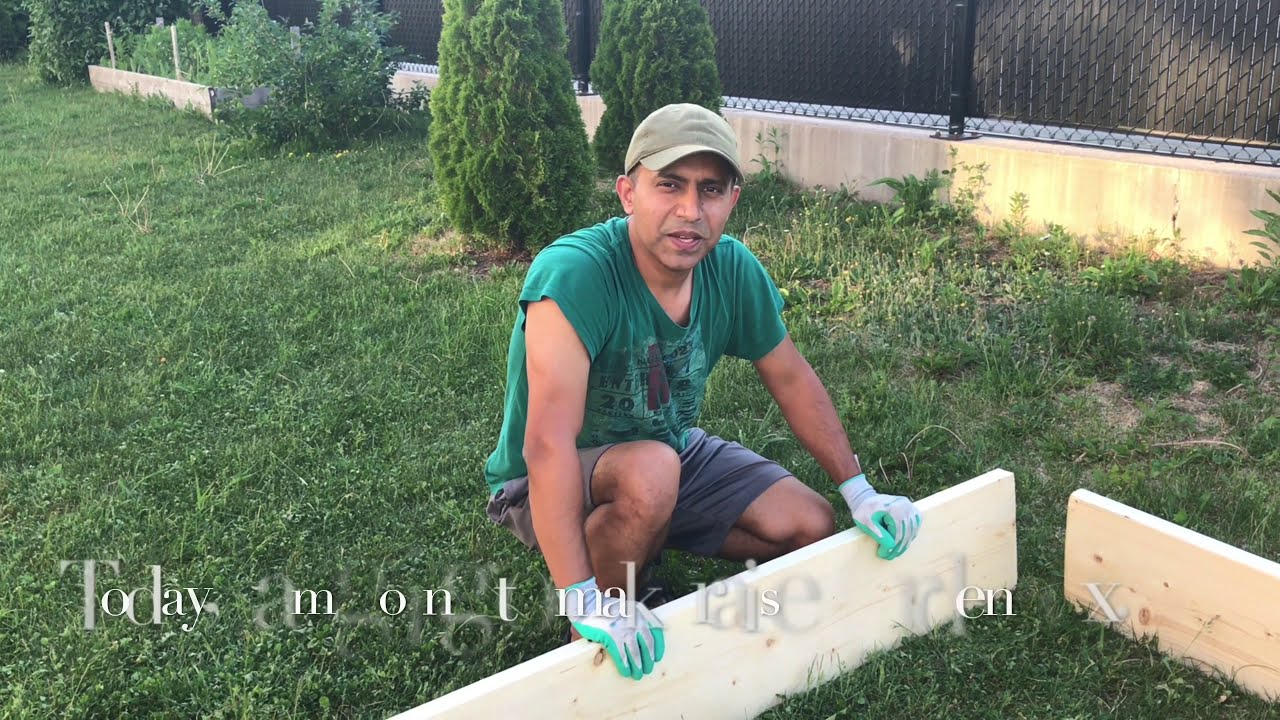 How to make raised garden box? - YouTube