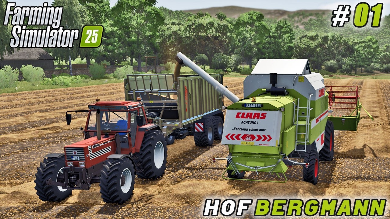 Haymaking & Wheat Harvesting Keep Our Goats Happy | Farming simulator 25 | Hof Bergmann | ep #01