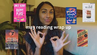 may reading wrap up 🌼 I read 5 books and had the best reading month yet