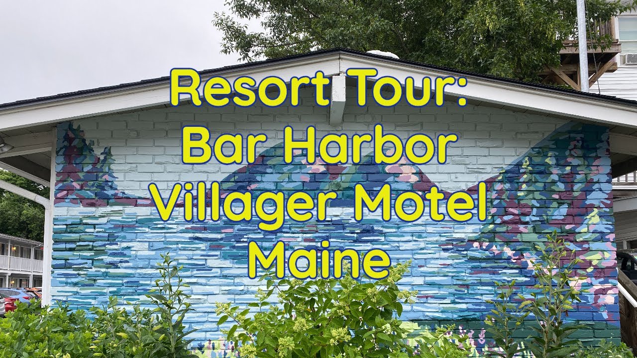 Road Trip in America Hotel Tour Bar Harbor Villager Motel, Maine, near