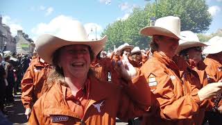 University of Texas Longhorn Alumni Band St Mere Eglise 75th anniversary D Day Parade March 2019