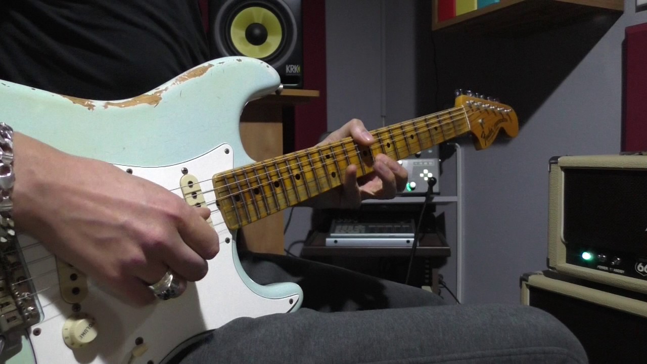 Pink Floyd - "Cluster One" Solo - Guitar cover by Ron Gabay