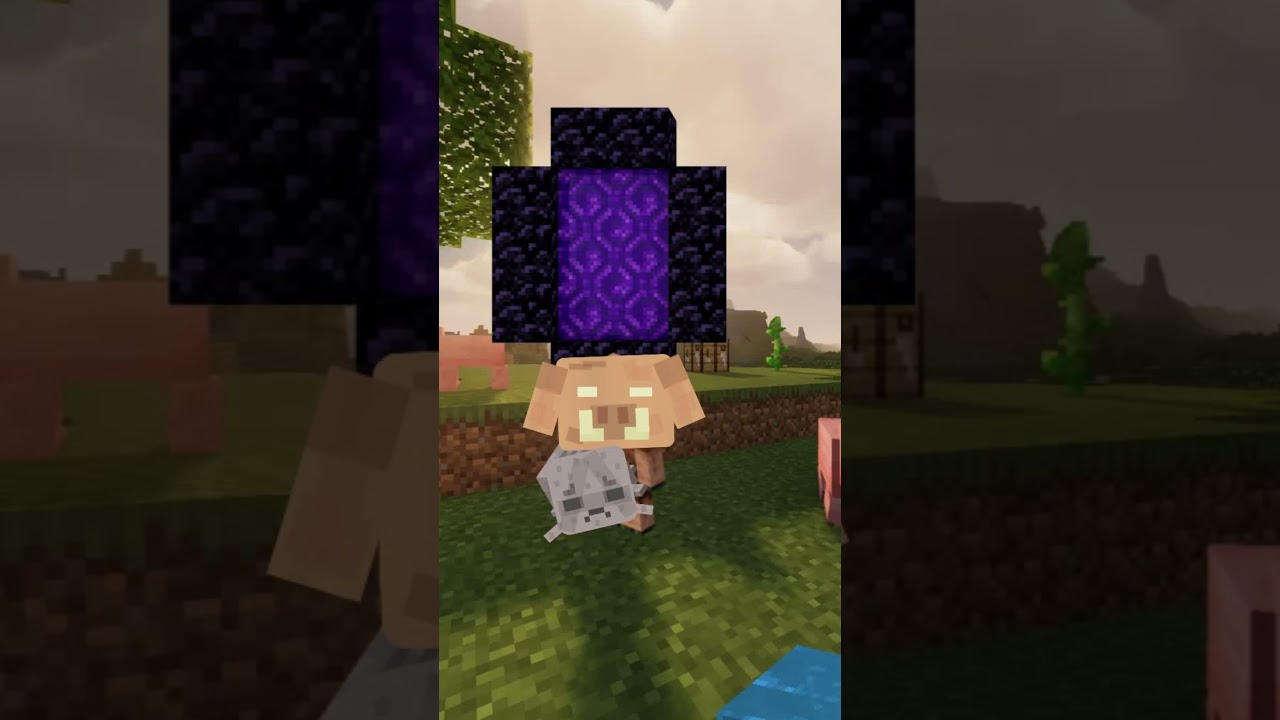 El triste trasfondo de Un Ghast "Feliz"... :( #minecraft #minecraftshorts #gato #ghast #animation