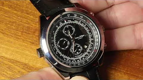 How does a Slide Rule watch work?  Race Timer from...