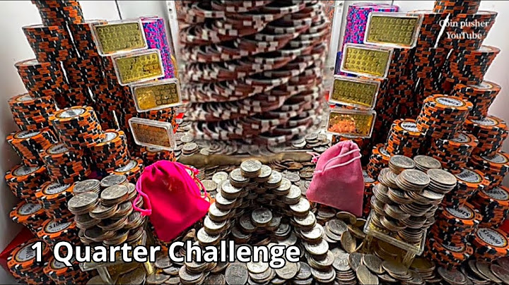 1 Quarter Challenge High Limit Coin Pusher