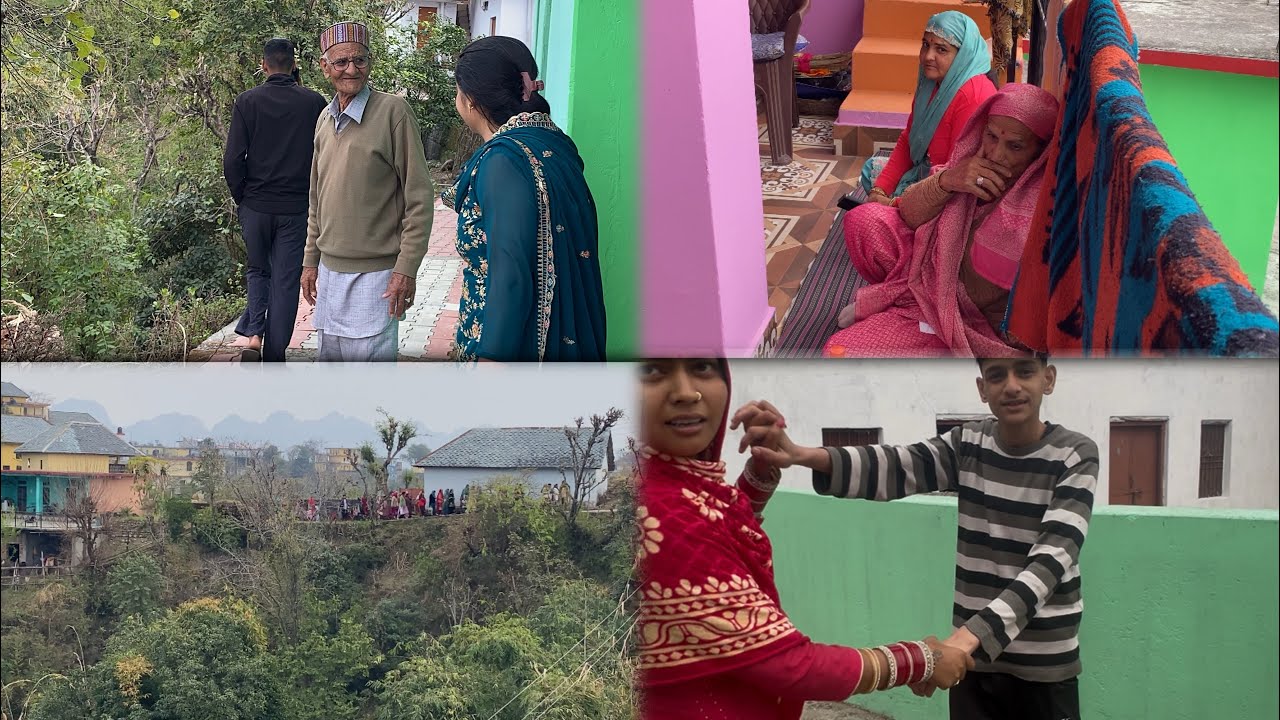#शादी की तैयारियाँ देखने आए भाभी के मायके से 🥰।।#himachal #villagelife 