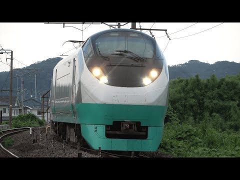 【電笛あり】E657系K17(グリーンレイク塗装)編成（22M  特急ひたち22号  品川行き）泉ー植田間通過