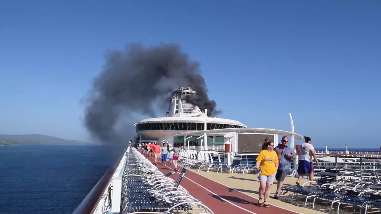 Royal Carbibean Freedom of the Seas Fire