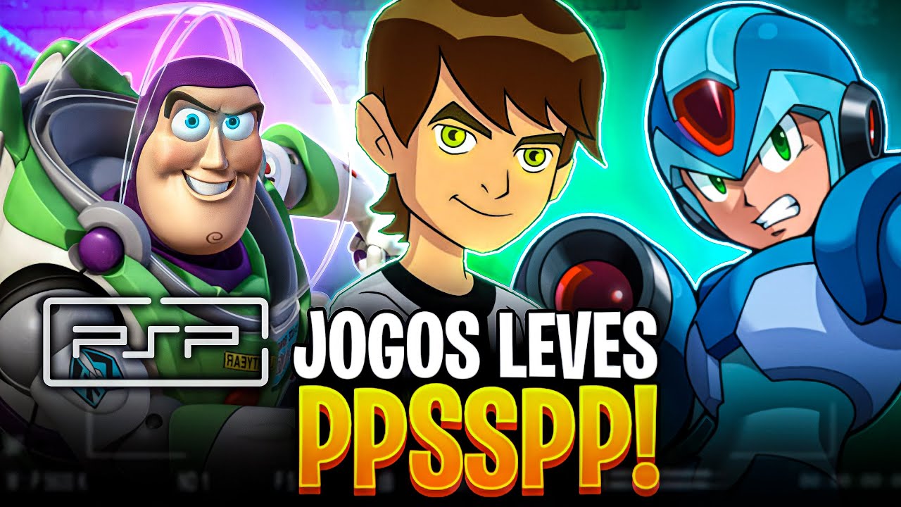 Os Jogos mais LEVES (e Compatíveis) para PPSSPP no Android