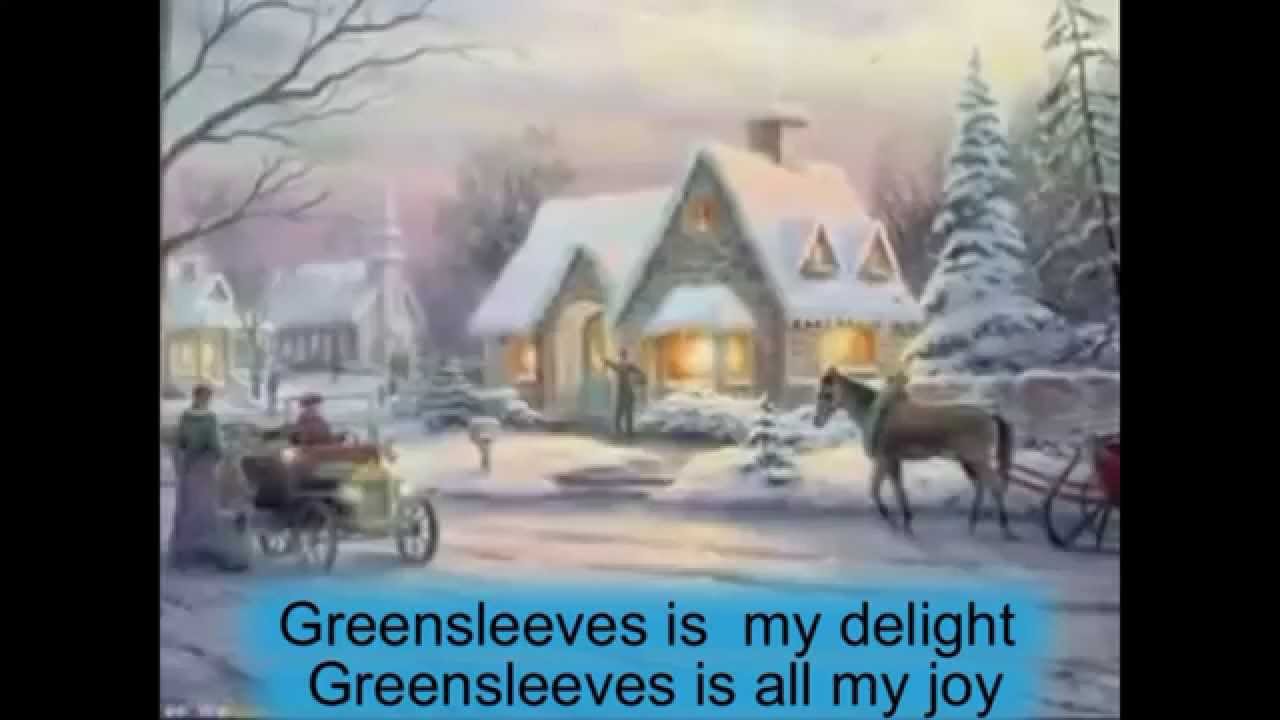 Christmas Greensleeves (Old English) Christian Karaoke YouTube