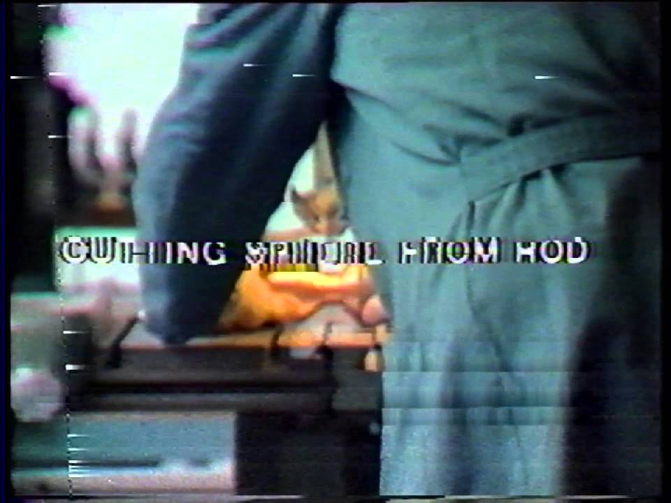 Machining Copper Spheres for echo sounder calibration 1982