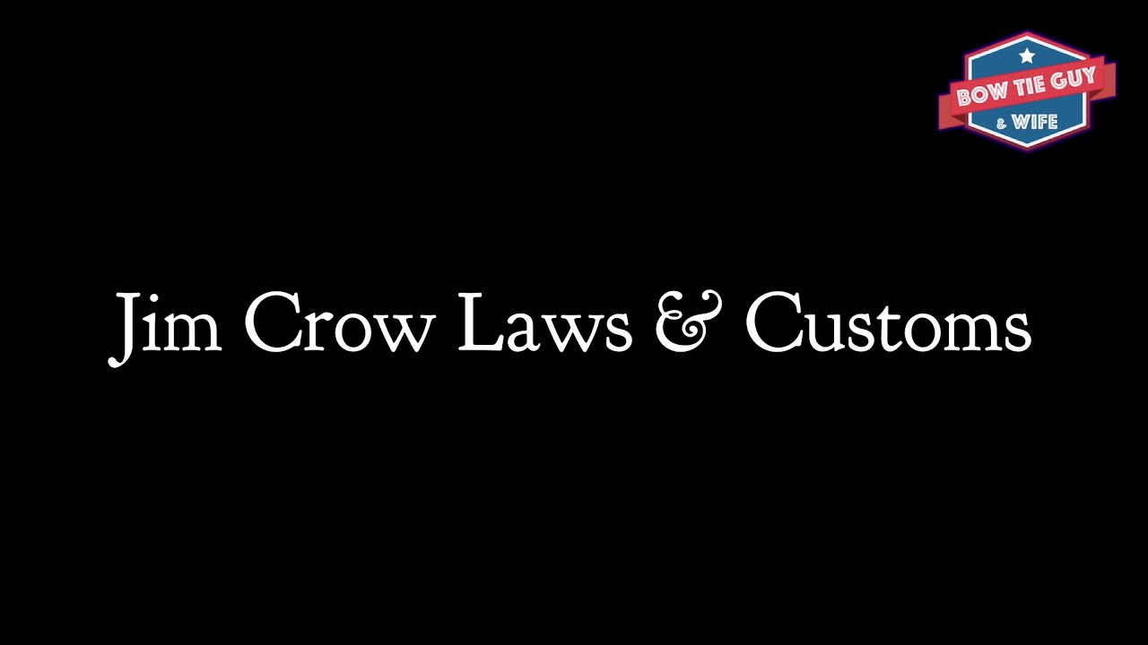 Jim Crow Laws & Customs (Elementary Social Studies & American History Educational Video for 