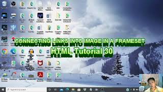 HTML Tutorial 30 Tagalog - CONNECTING LINKS INTO IMAGE IN A FRAMESET