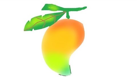 How to draw mango in Ms paint 3D|Ms paint 3D tutorial|drawing in Ms paint 3D|draw with computer|