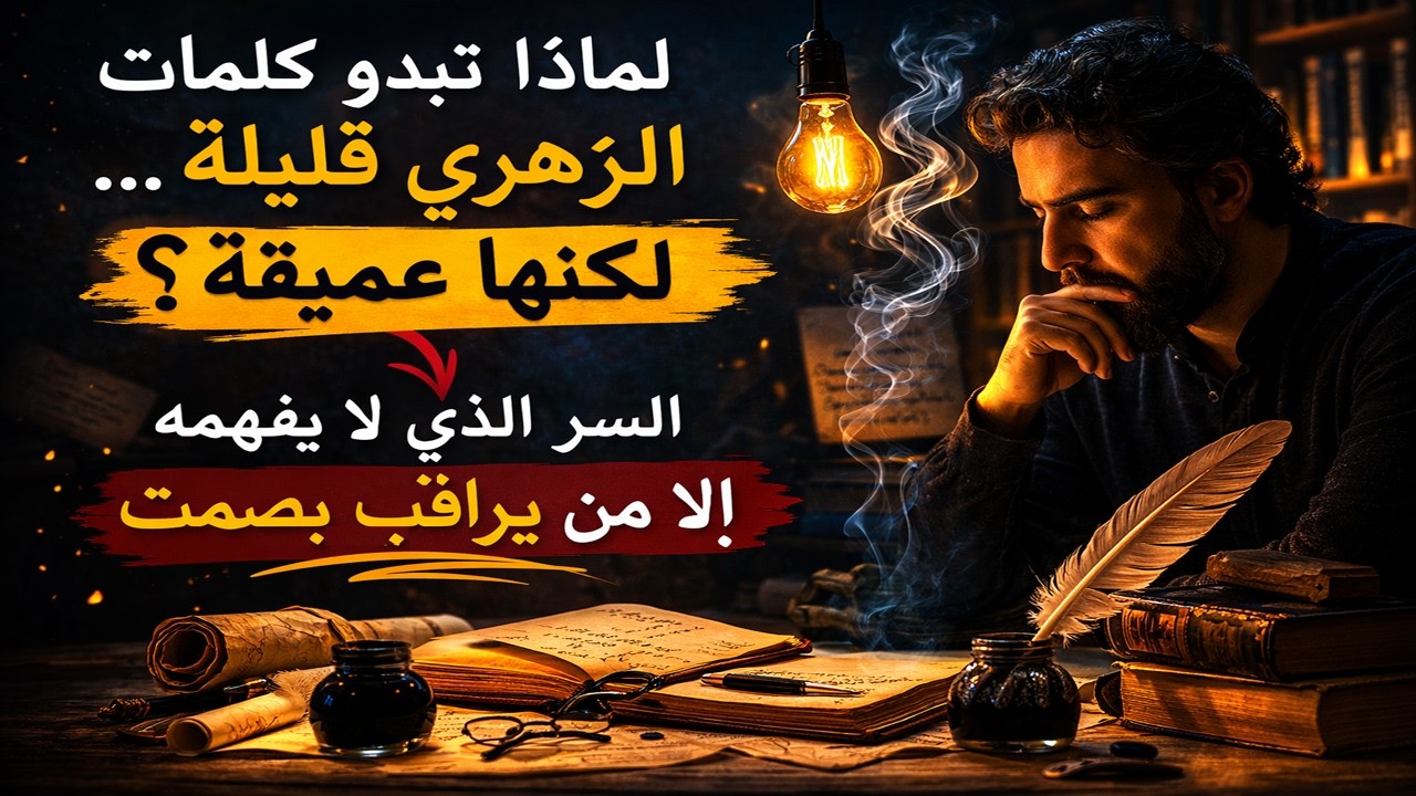 لماذا كلمات الزوهري قليلة… لكنها عميقة لدرجة تُربك من حوله؟👁️‍🗨️⚖️✨