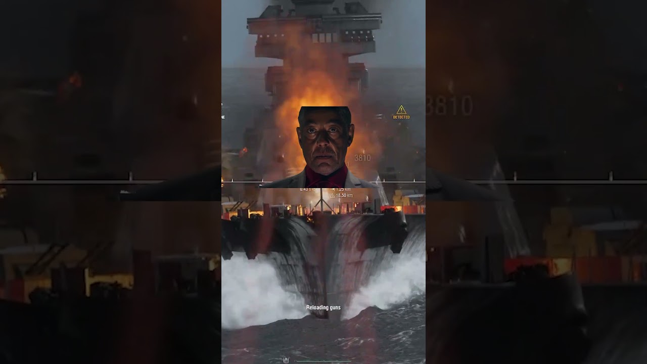HE LOOKS SO ANGRY! #shorts #gaming #worldofwarships #twitch #moments #live #funny #memes #comedy