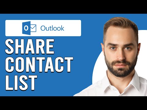 How To Share Contact List In Outlook (How Do I Share Outlook Contact List?)