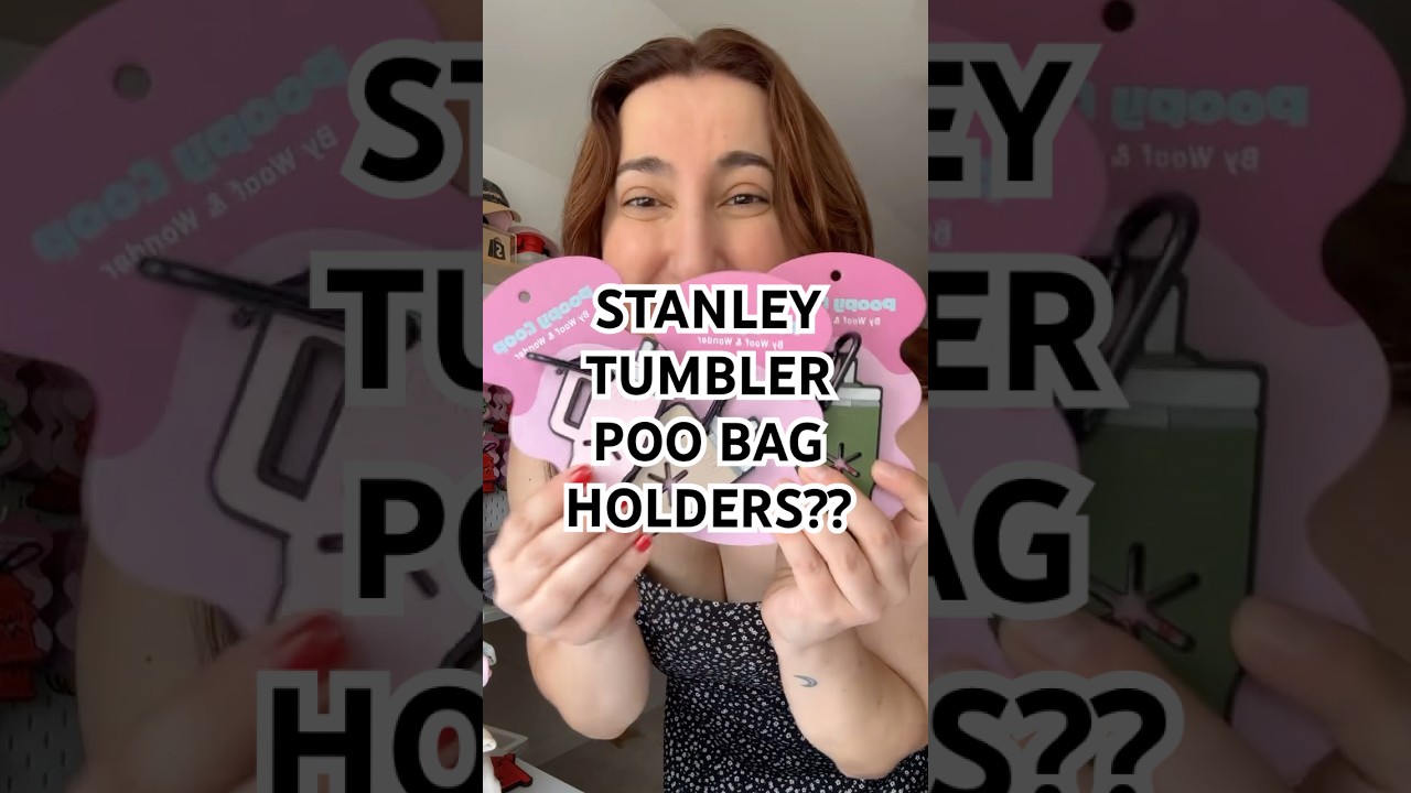 Would you use a dog poo bag holder shaped like a tumbler?😬 