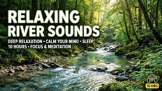 Awake For Hours Again 🌿 Tranquil Forest River And Waterfall To Help You Sleep