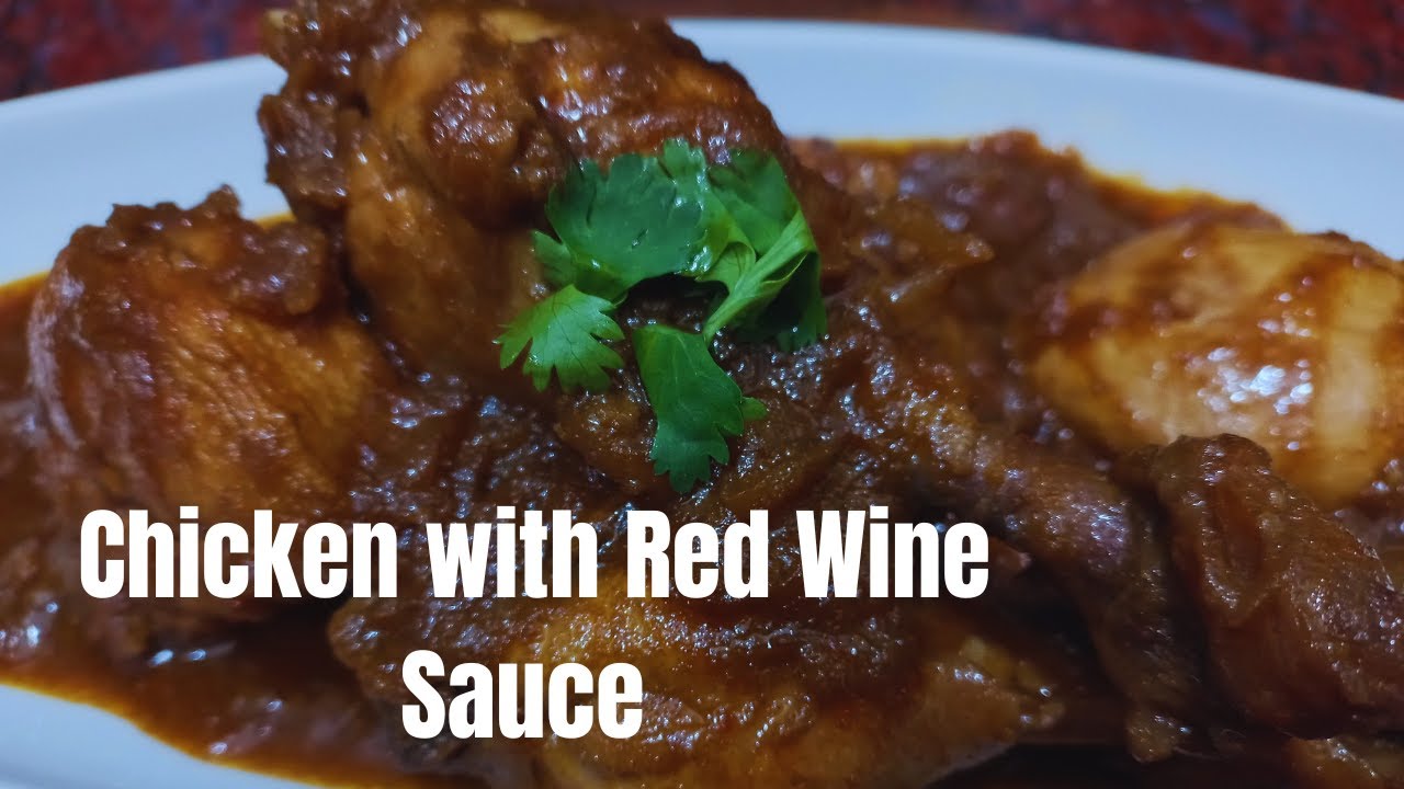 Chicken with red wine sauce...... unique recipe... YouTube