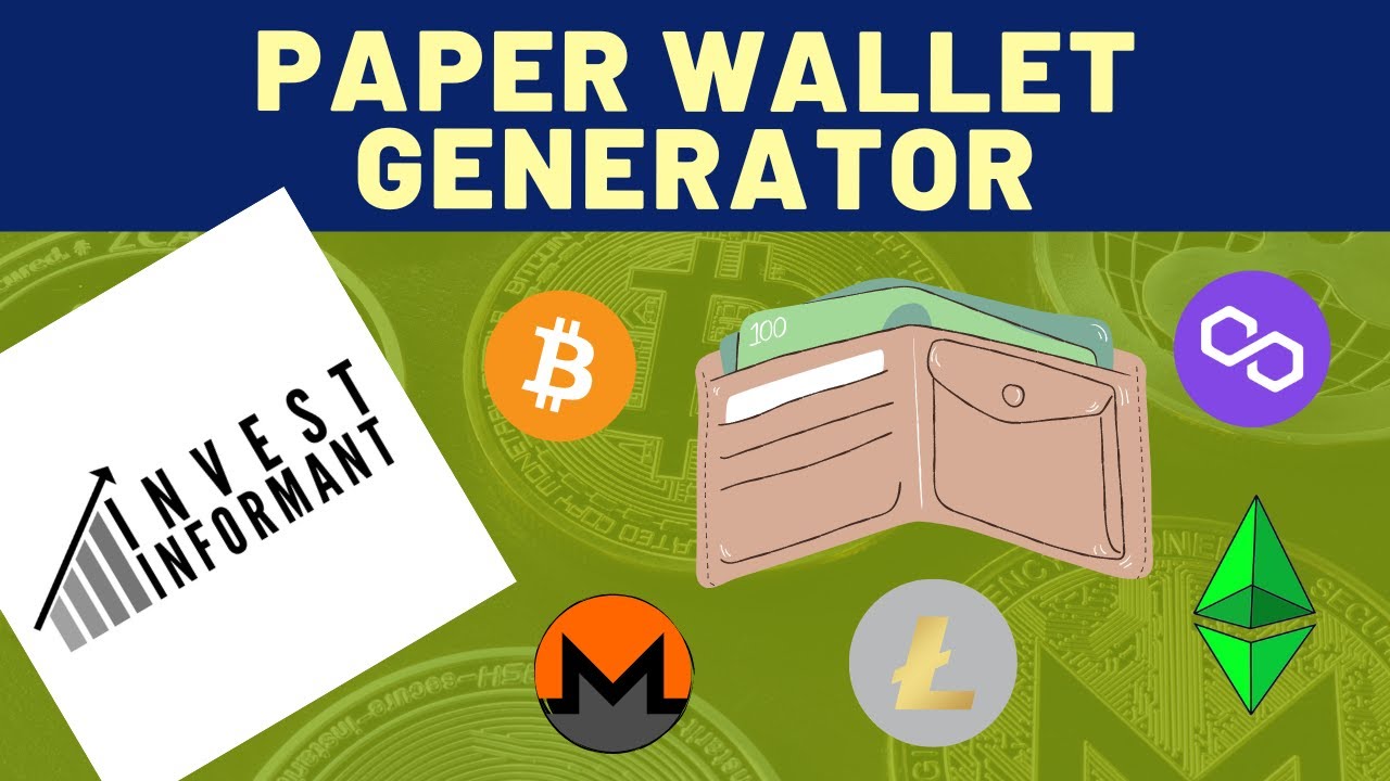 Paper Wallet 👛 Generator 🔩 | BTC, ETH, LTC, Monero | Deutsch - YouTube