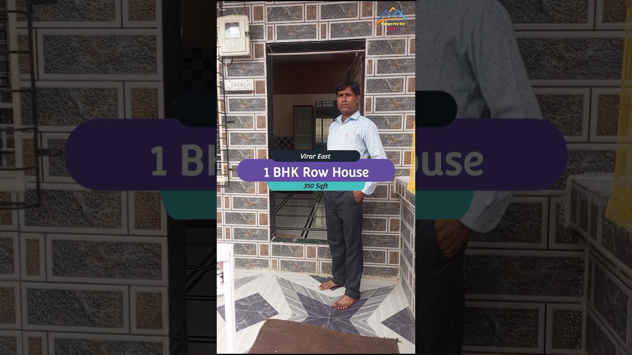 1 BHK Row House in Virar East |  Row House For Sale in Virar East | Row House in Mumbai