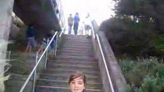 Jane Owning Kris Up The Stairs