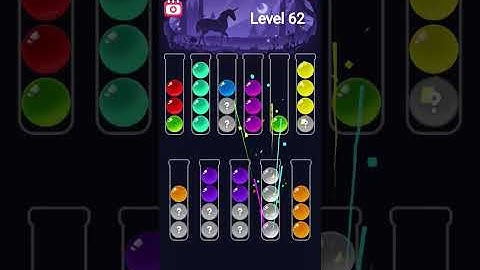 Ball Sort Puzzle - color game Level 62#games #gaming